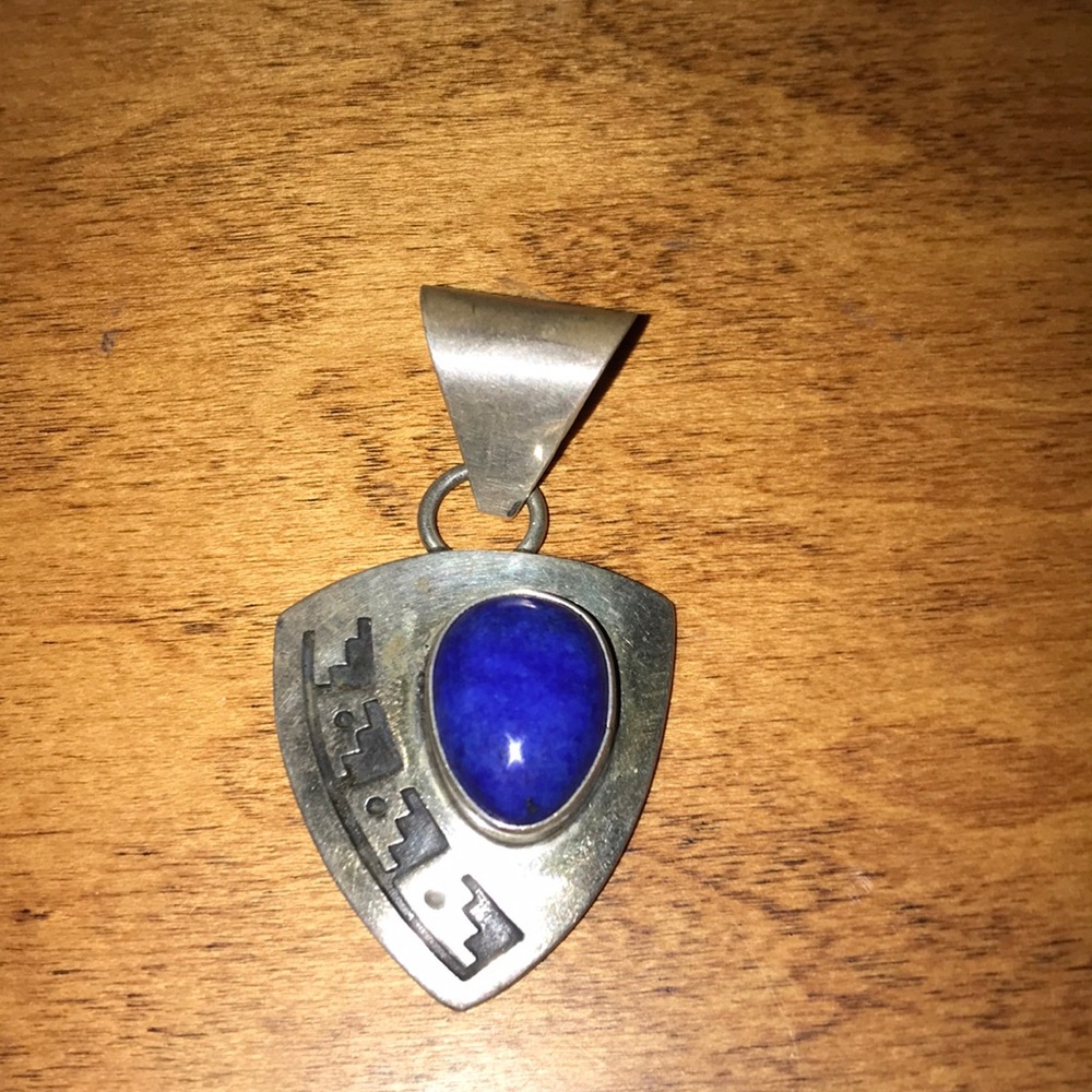 Native American Sterling Pendent